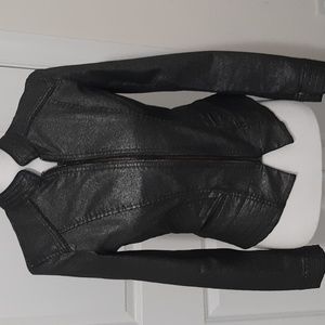 White House Black Market metallic silver jacket size 2